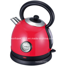 Stainless Steel Cordless Dome Kettle with Thermometer Sb-3018nt
